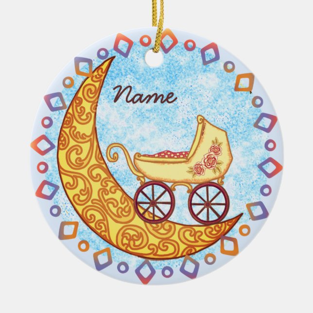 Moon Baby  ornament (Front)