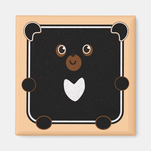 Moon bear magnet (Front)