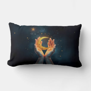 Moon Between Hands Lumbar Cushion