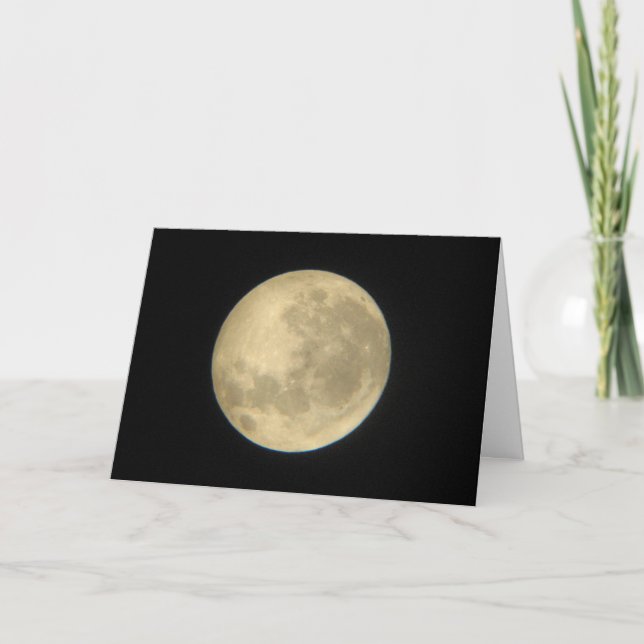 Moon Birthday Card (Front)