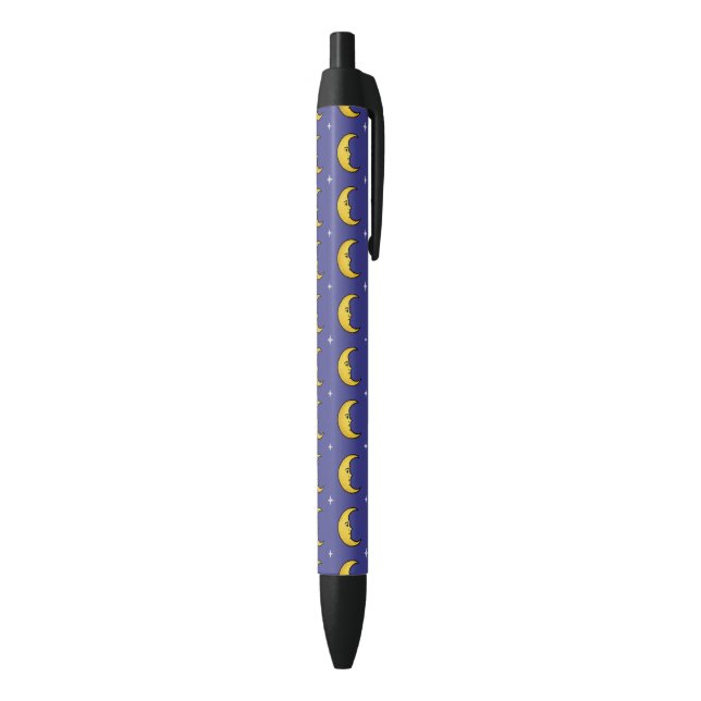 Moon Black Ink Pen (Bottom (Vertical))