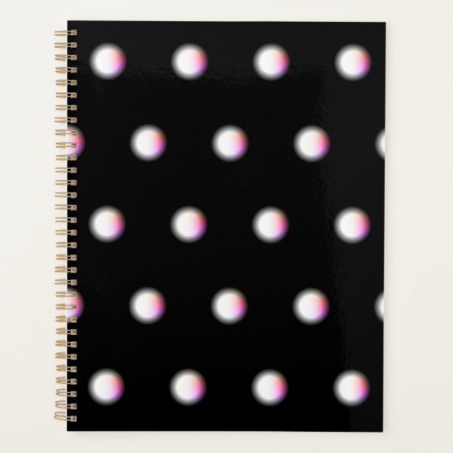 MOON BLACK&white  Planner (Front)