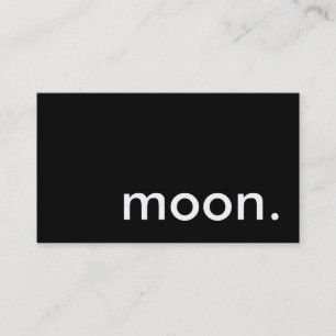 moon. business card
