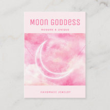 Moon Business QR Code Jewellery Display Cards
