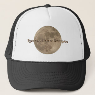 Moon Cap Personalised Full Moon Hats Trucker Caps