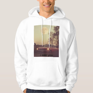 moon car hoodie