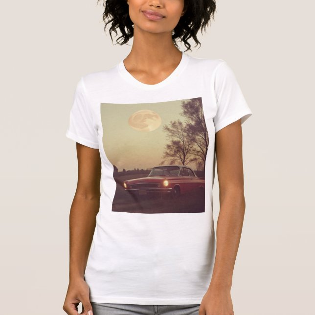 moon car T-Shirt (Front)