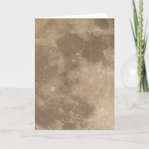 Moon Card Romantic Full Moon Custom Greeting Card