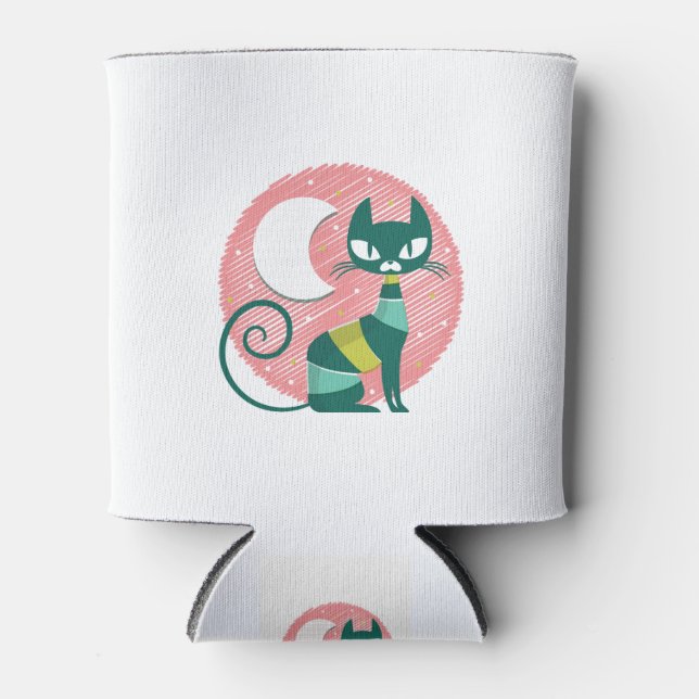 Moon Cat Can Cooler (Front)