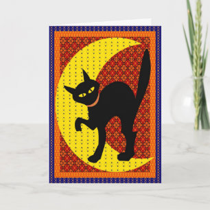 Moon cat card