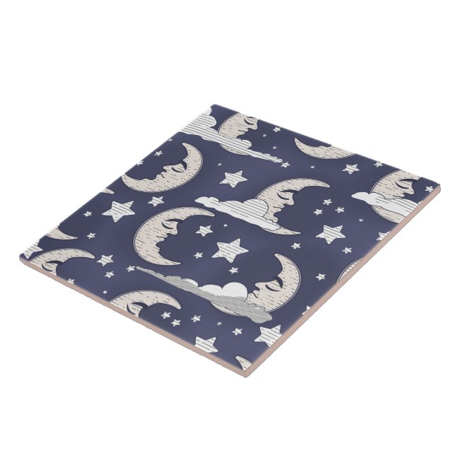 Moon Ceramic Tile (Side)