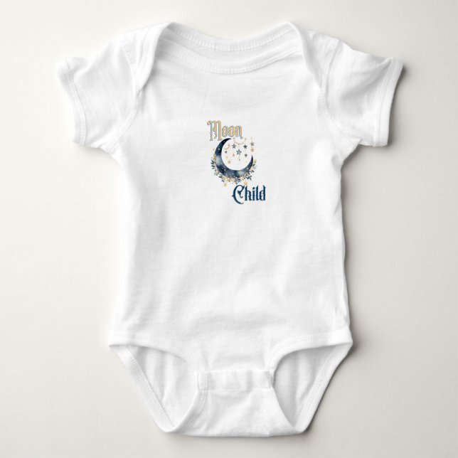 Moon Child  Baby Bodysuit (Front)