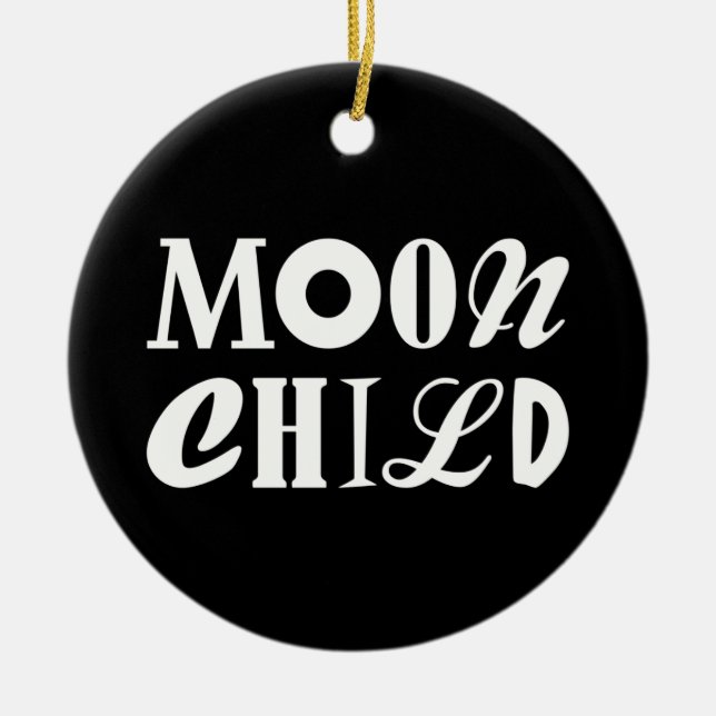 MOON CHILD! CERAMIC ORNAMENT (Front)
