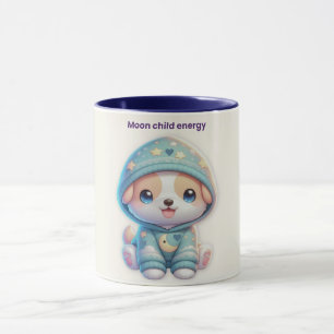 Moon Child Energy Dog Mug