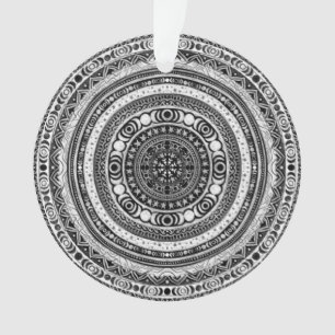 Moon Child Mandala Triple Moon Witch  Ornament