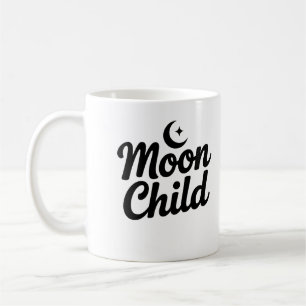 Moon Child Mug – Celestial Crescent Moon Cup