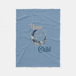 Moon Child Nursery Fleece Blanket