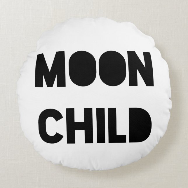 Moon child round cushion (Front)