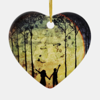 Moon Children Ceramic Tree Decoration