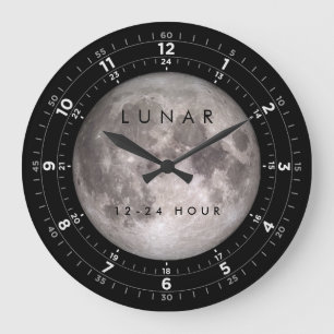 Moon Clock 24 Hour