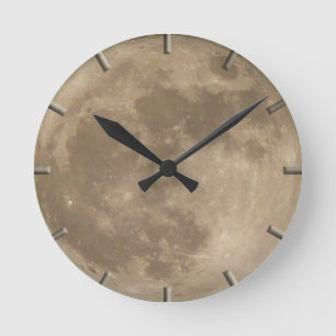 Moon Clock Full Moon Wall Clocks Decor Gifts