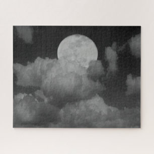 Moon & Clouds Over Kansas Jigsaw Puzzle