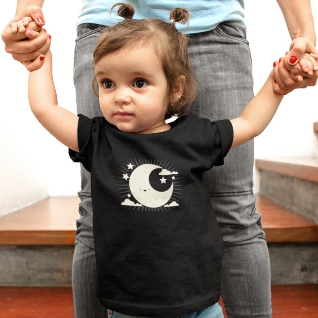 Moon Collage Baby Cartoon Baby T-Shirt (Creator Uploaded)