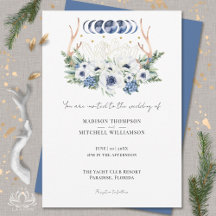 Moon Crystals Flowers Boho Metaphysical Wedding 
