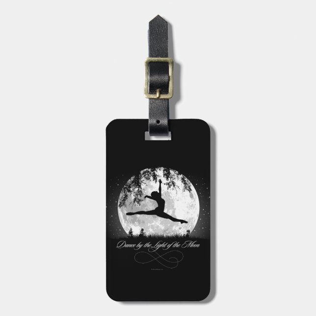 Moon Dance Luggage Tag (Front Vertical)