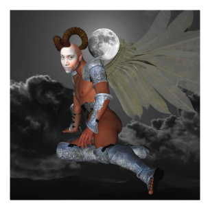 Moon Demon Photo Print