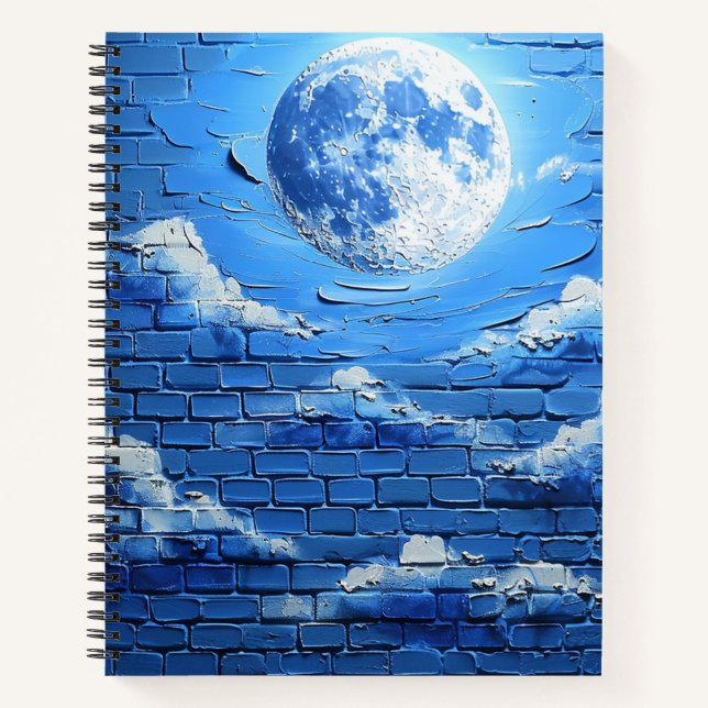 Moon Design Notebook (Front)