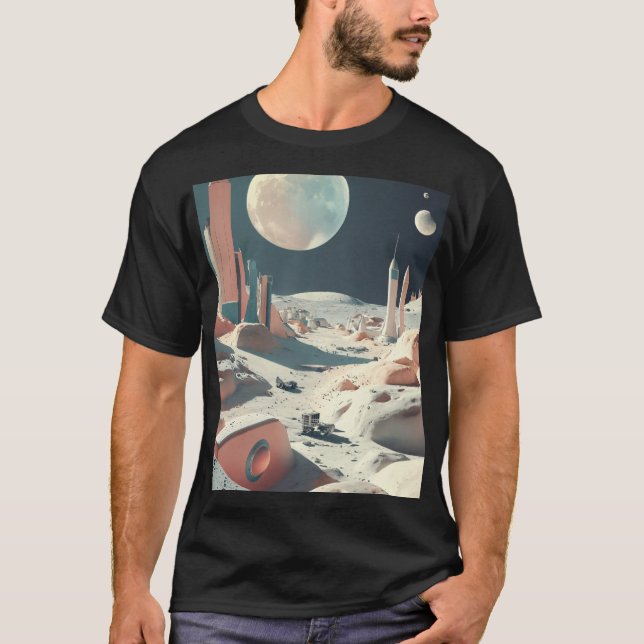 Moon Design T-Shirt – Stylish and Comfortable Luna (Front)