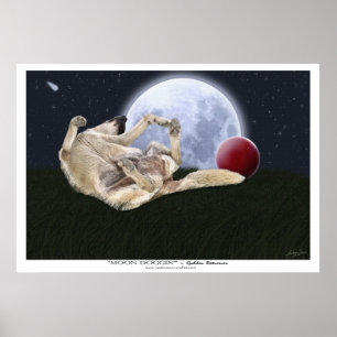 "MOON DOGGIN' Art Prints & Posters