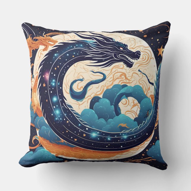 moon dragon pillow  (Front)