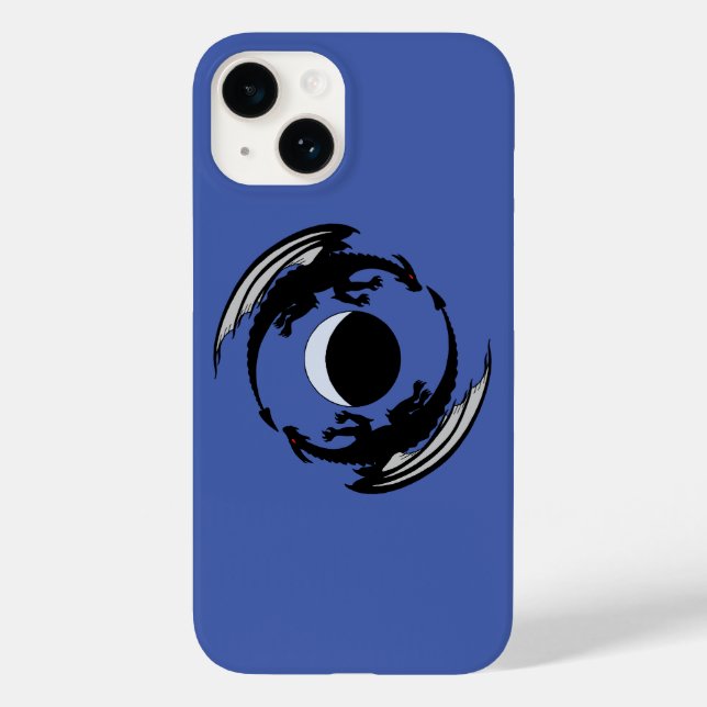 Moon Dragons Fantasy Design Case-Mate iPhone Case (Back)