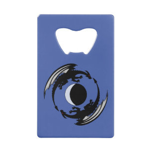Moon Dragons Fantasy Design Credit Card Bottle Ope