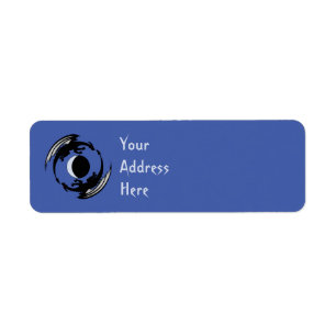 Moon Dragons Fantasy Design Label Return Address Label