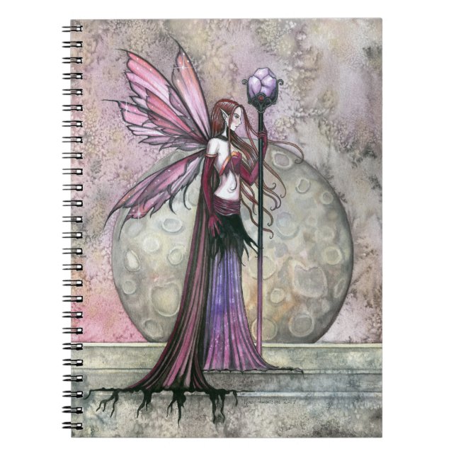 Moon Dream Fairy Fantasy Notebook (Front)