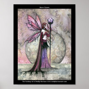 Moon Dream Fairy Poster by Molly Harrison