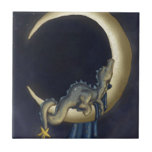 Moon Dreams Ceramic Tile