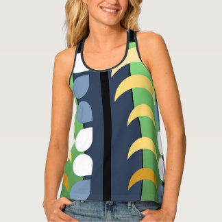 MOON DROPS TANK, i Art and Designs Singlet
