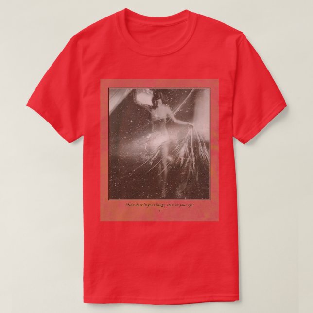 Moon dust in your lungs T-Shirt (Design Front)