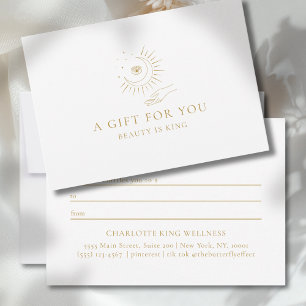 MOON EYE HAND STARS BUSINESS GIFT CERTIFICATE
