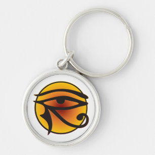 Moon Eye Of Horus Key Ring