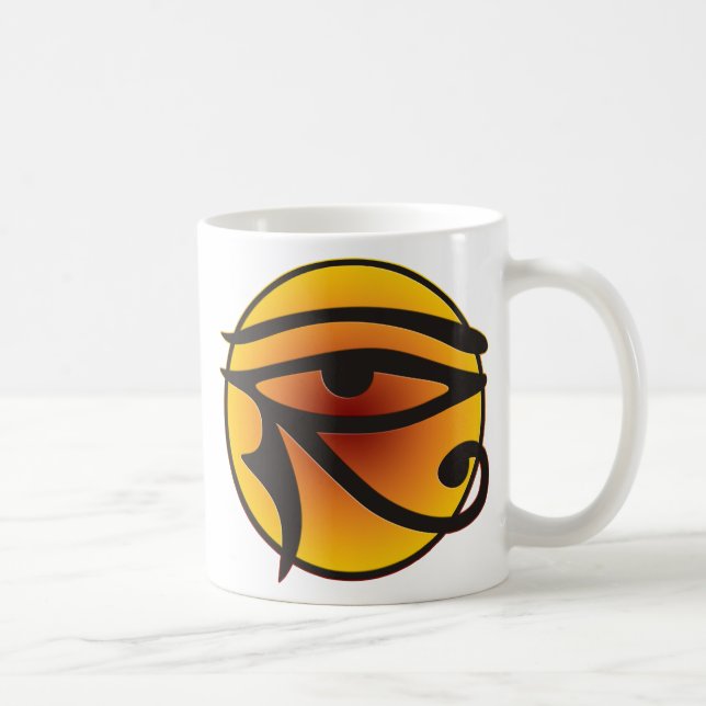 Moon Eye Of Horus, Moon Eye Of Horus Coffee Mug (Right)