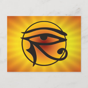 Moon Eye Of Horus Postcard
