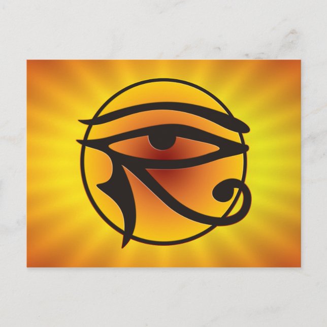 Moon Eye Of Horus Postcard (Front)