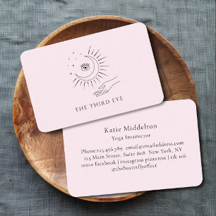 Moon Eye Yoga Reiki Wellness Business Card