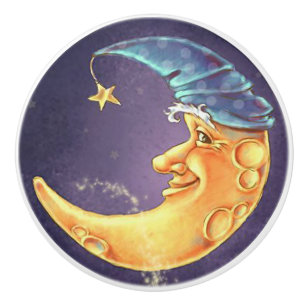 Moon Face Door or Drawer Pulls
