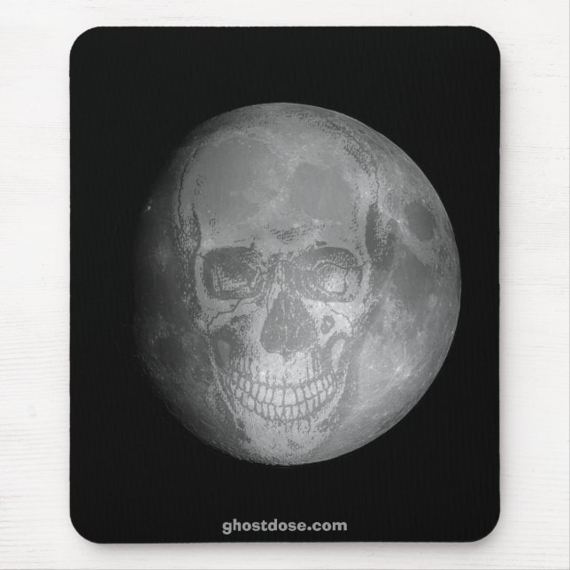 Moon Face Mouse Pad (Front)